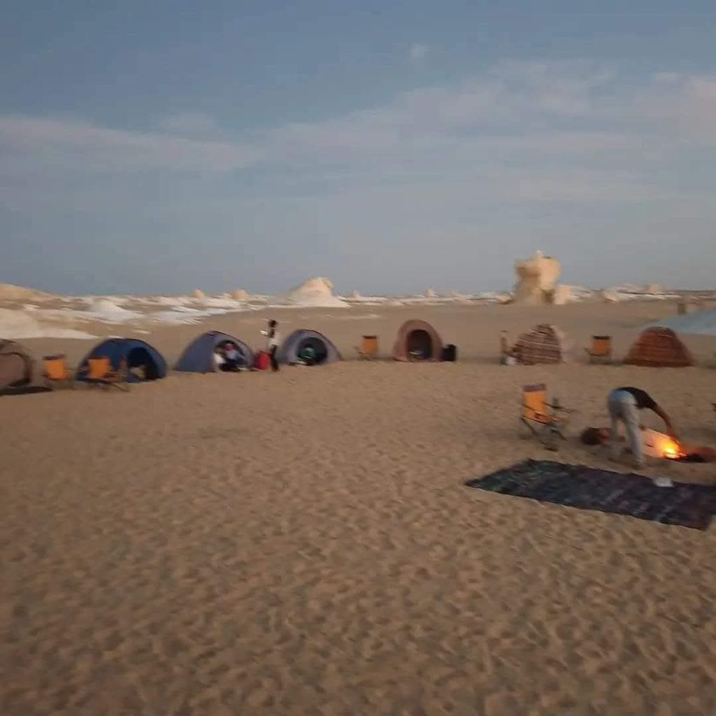 White Desert Camping In Egypt