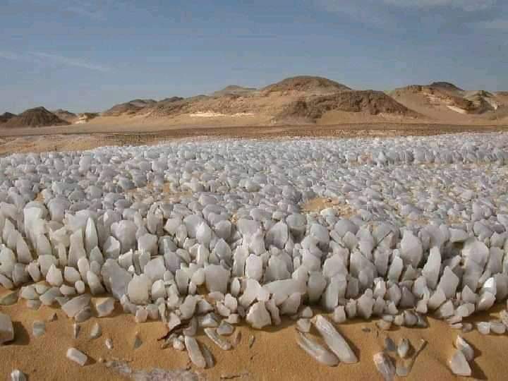 Crystal Mountain In White Desert