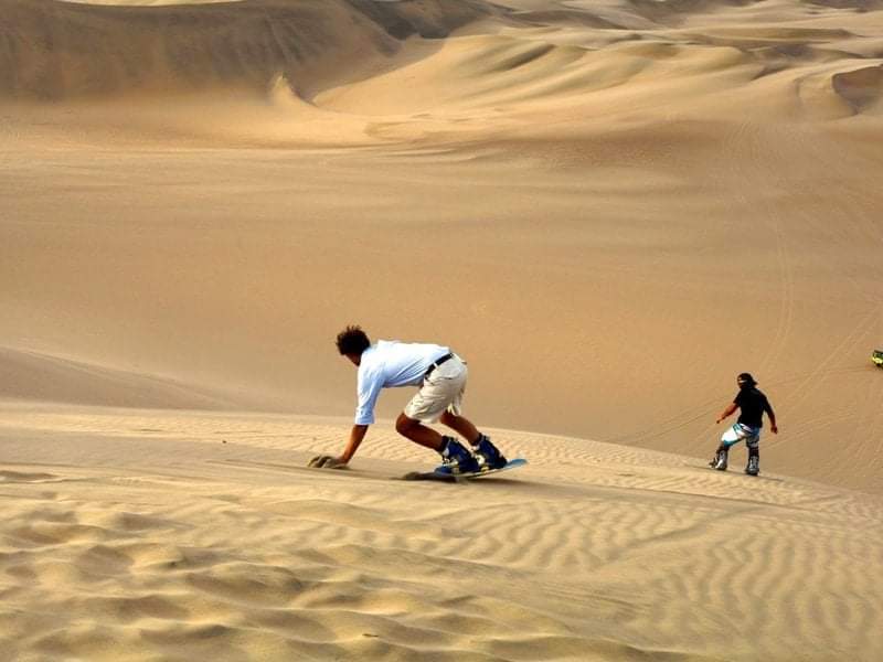 Sand Boarding In White Desert
